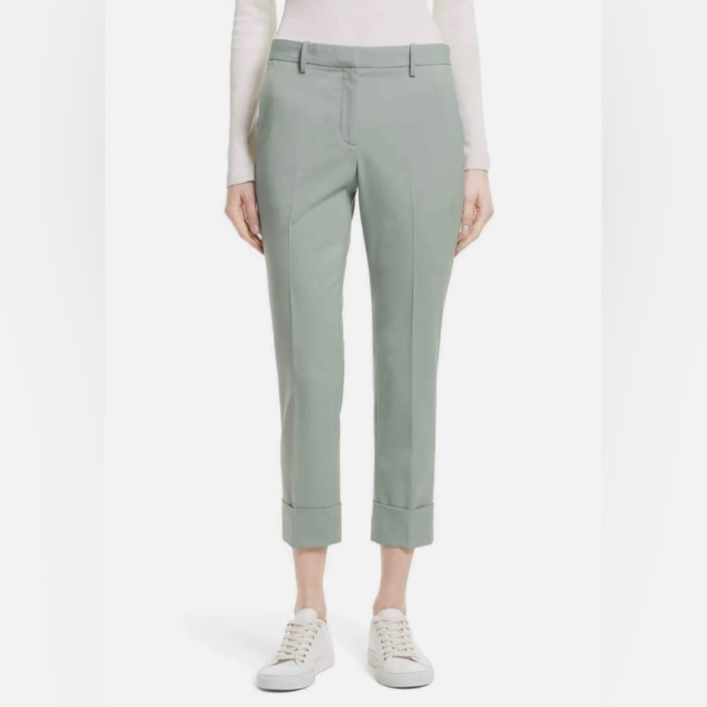 Theory cuffed cropped pants